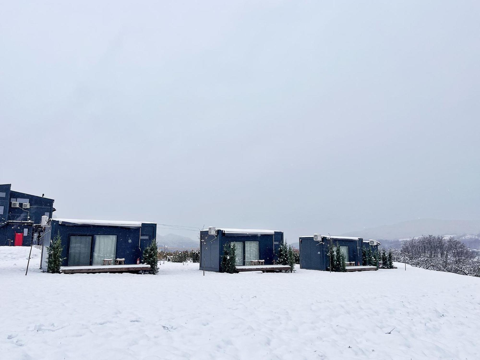 Flandra Glamping Hotell Corbeni Eksteriør bilde
